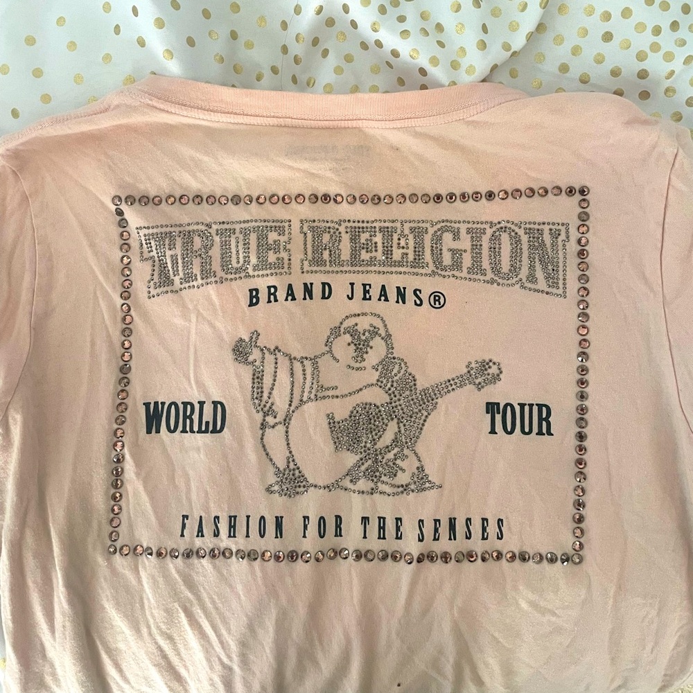 Bedazzled true religion shirt